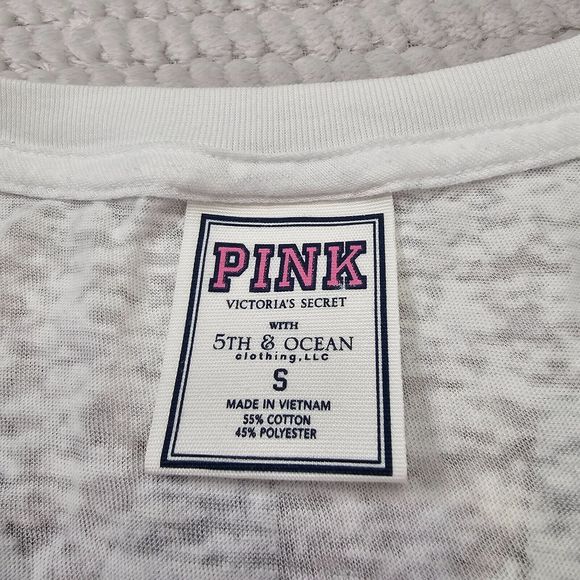 Women's Victoria Secret Pink BAMA Game Day sheer Shirt Size Small (spot) - Picture 14 of 16